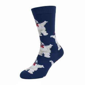 Ghostbusters Stay Puft Crew Socks Unisex 6–12 NWT